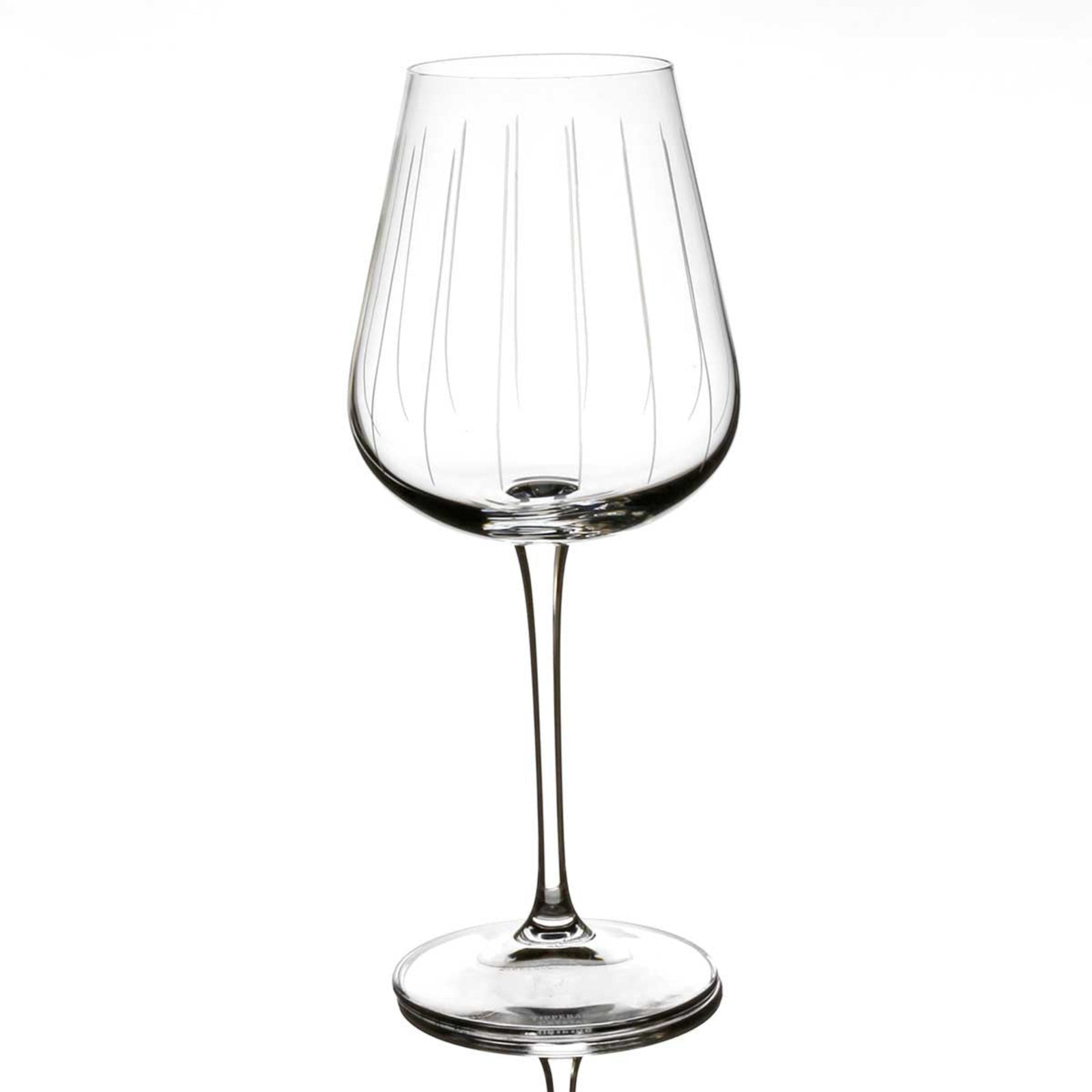 Vertical Cut Wine Glasses Set Of 6 - Vertical Cut Wine Glasses Set 6 Sterling Home 2