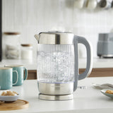 Morphy Richards Lantern Glass Kettle Smoked 1.5L
