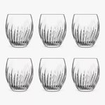 DISC Mixology Cocktail Ice Tumbler Glasses 6pk Sterling Home 2