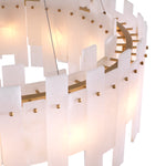 Eichholtz Pizzorni Chandelier Antique Brass Finish and Alabaster - Chandelier Pizzorni Accessories Sterling Home 10