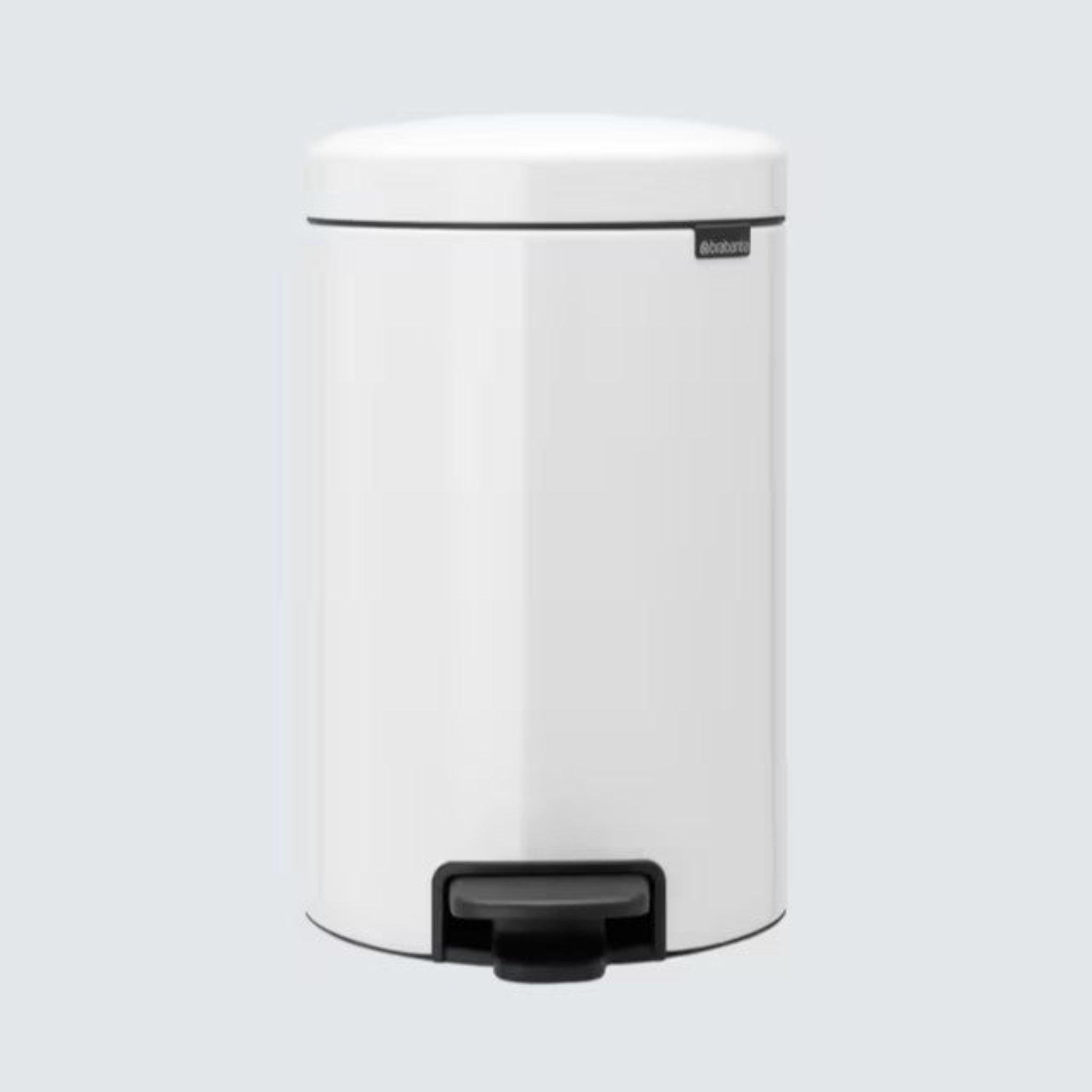 Brabantia NewIcon Pedal Bin White 12L Sterling Home 1