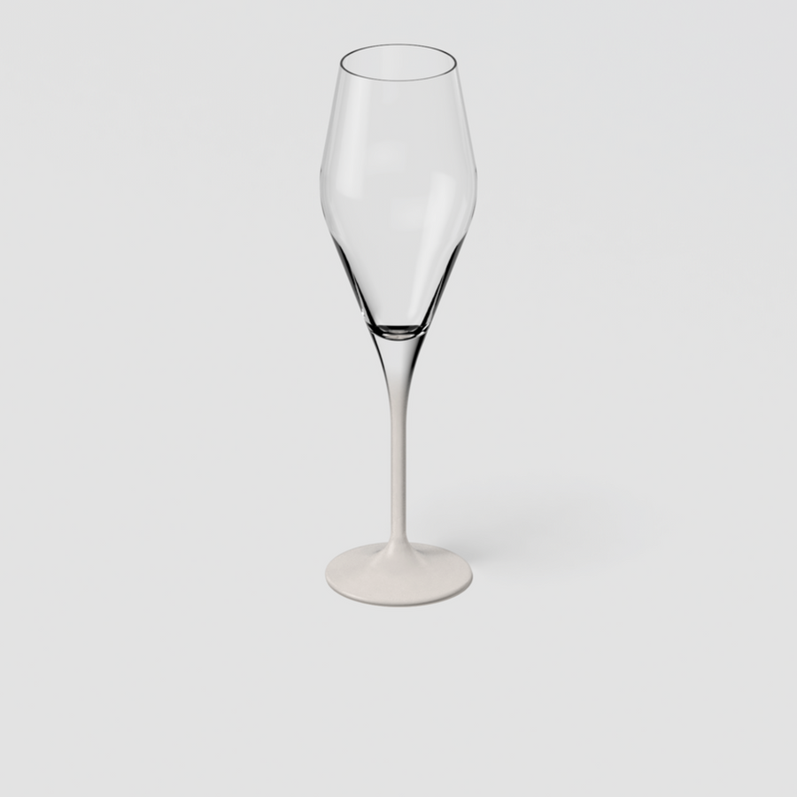 Villeroy & Boch Set Of 4 White Champagne Flutes - Champagne Flute 4Pk White Sterling Home 2