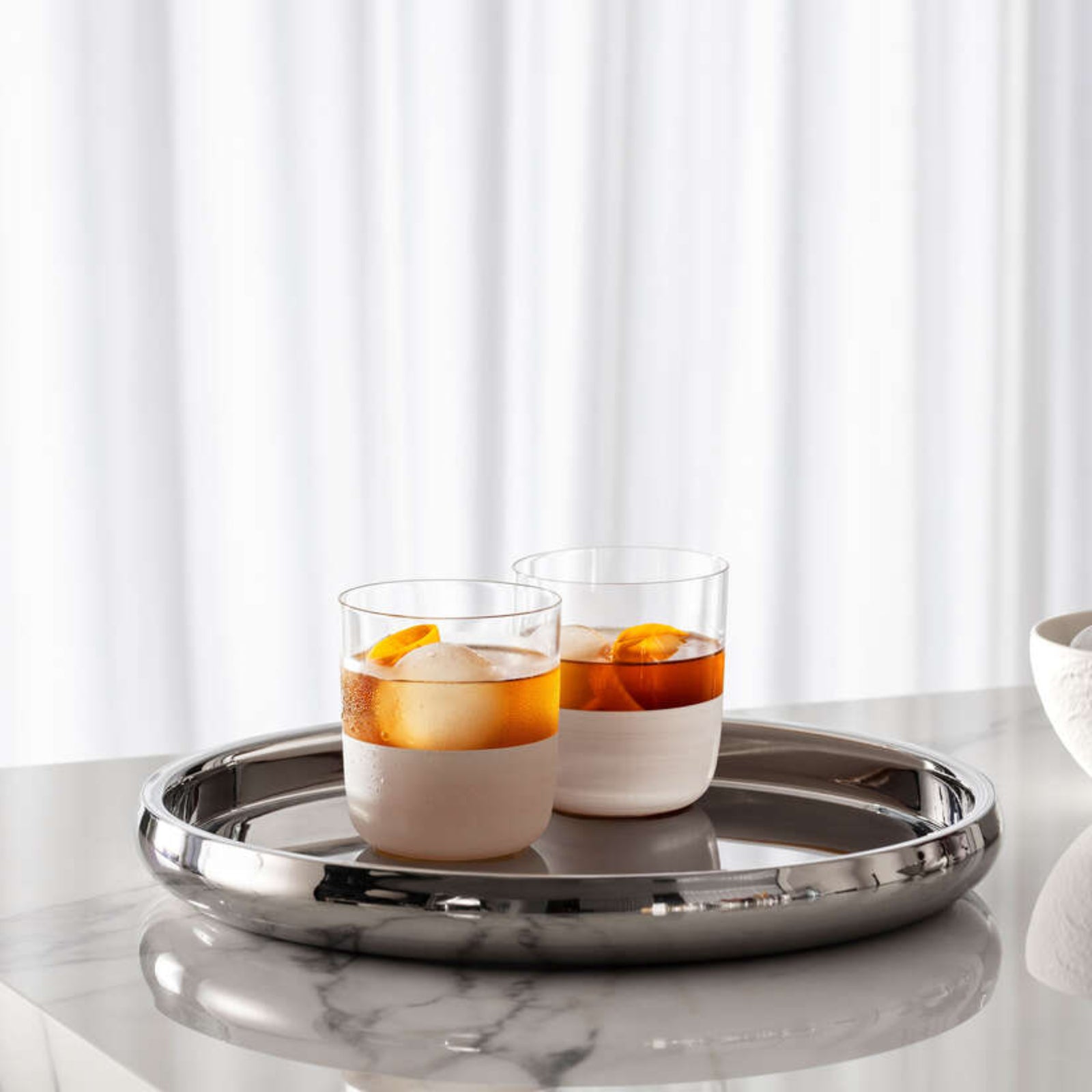Villeroy & Boch Set Of 4 White Tumblers - Old Fashioned Tumbler 4Pk White Sterling Home 1