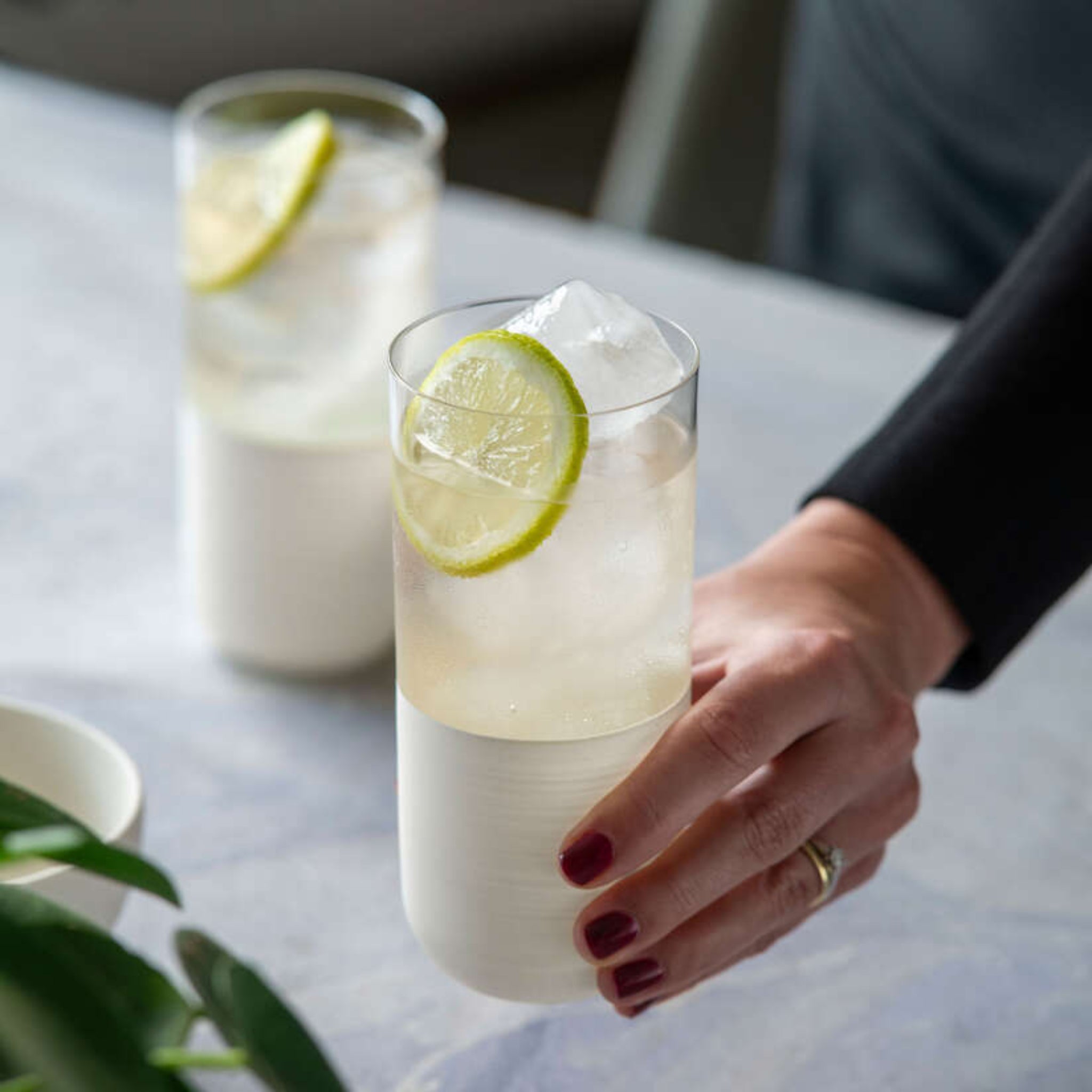 Villeroy & Boch Set Of 4 White Highball Glasses Sterling Home 1