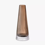 LSA Beacon Candle Holder/Vase Black 22CM - Beacon Candle Holder/Vase Taupe/Jet Black 22CM Sterling Home 3