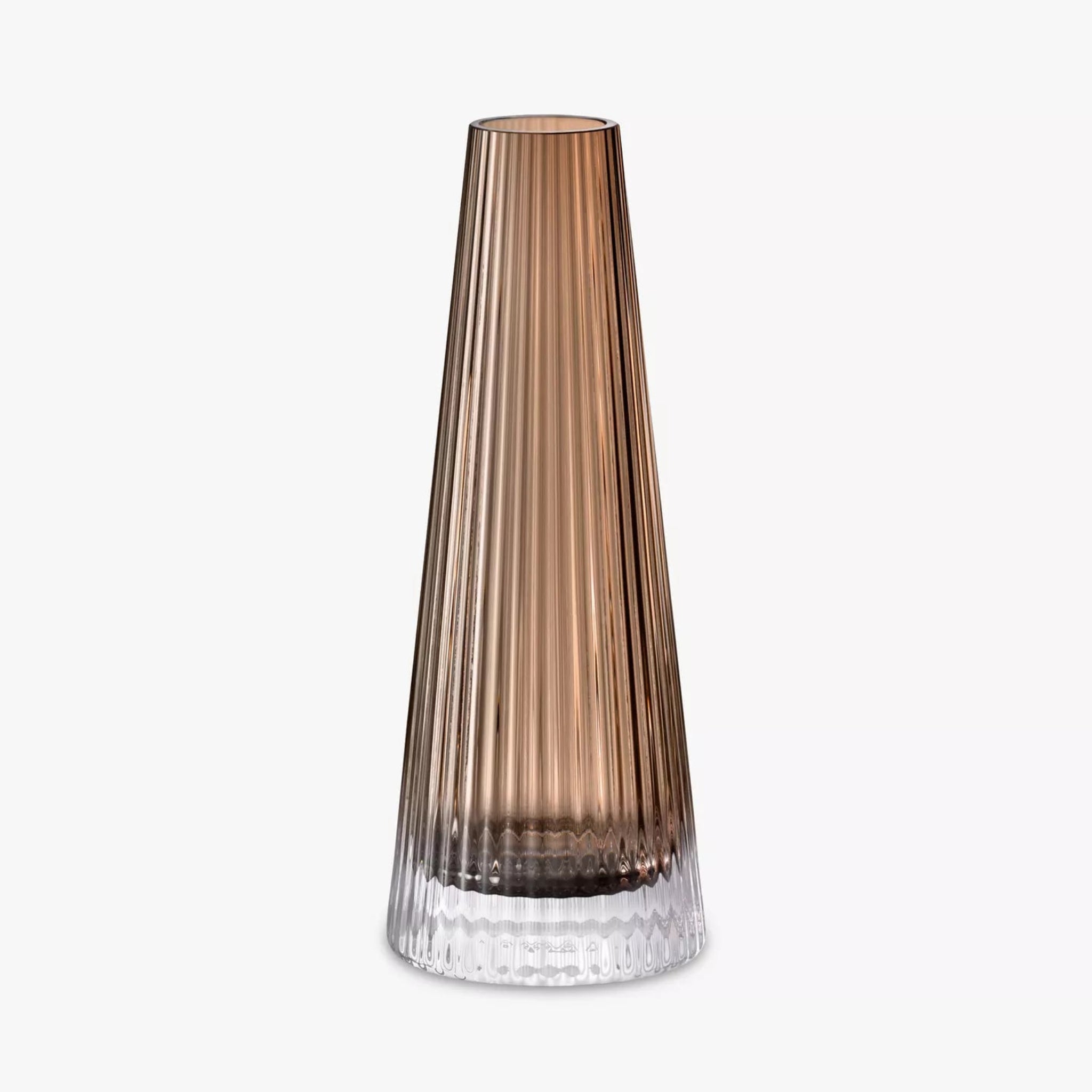 LSA Beacon Candle Holder/Vase Black 22CM - Beacon Candle Holder/Vase Taupe/Jet Black 22CM Sterling Home 3