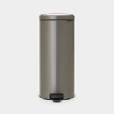 Brabantia NewIcon Pedal Bin Platinum 30L