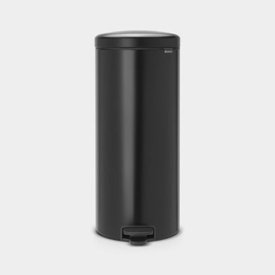 Newicon Pedal Bin Matt Black 30L Sterling Home 1