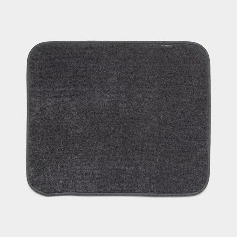 Microfibre Dish Drying Mat Dark Grey Sterling Home 1