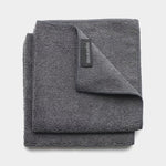 Microfibre Dish Cloths Set of 2 Dark Grey Sterling Home 1