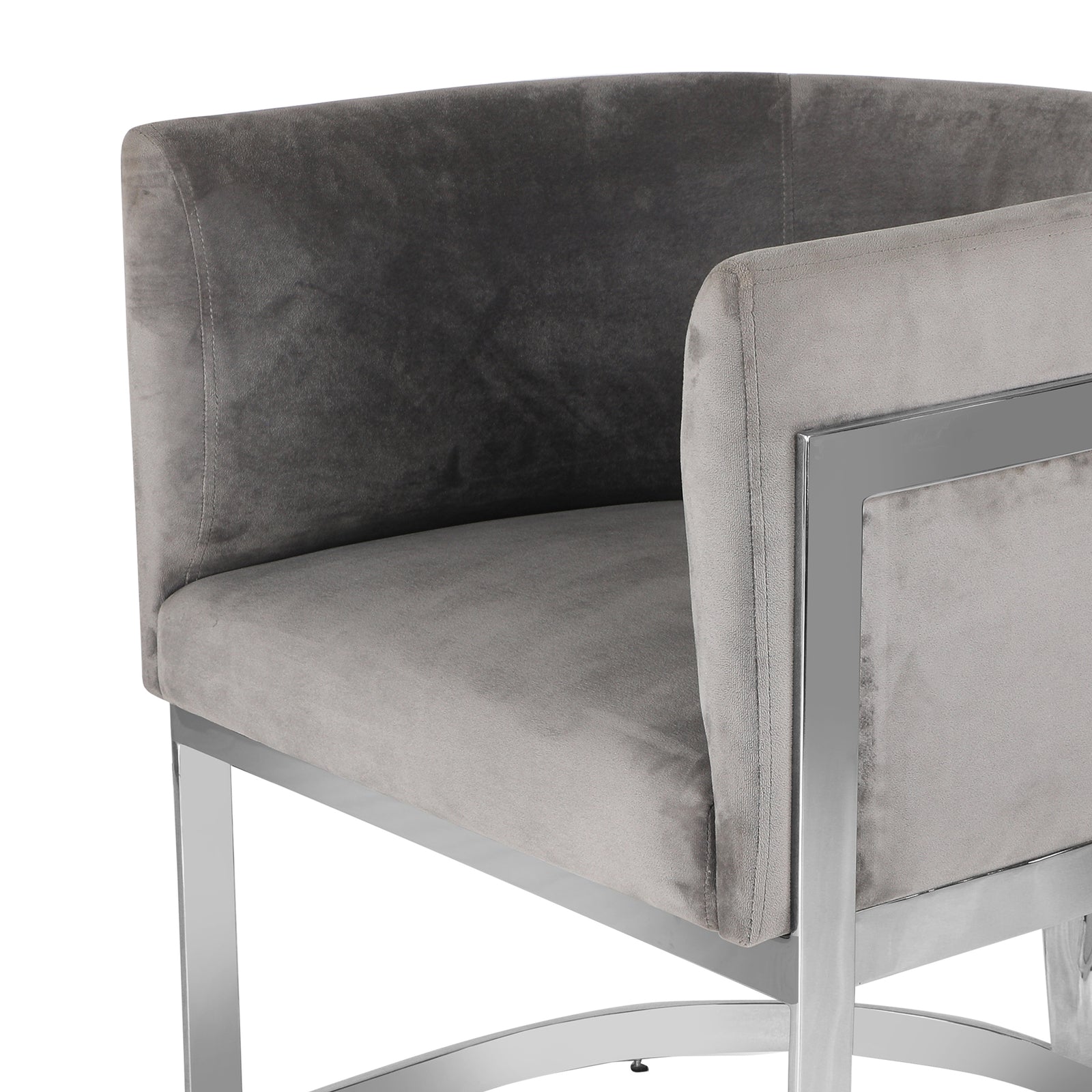 Neptune Pewter Moleskin Dining Chair Dining Chairs Sterling Home 3