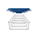 LocknLock Container Set 5pce Blue Sterling Home 2