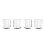 Luigi Bormioli Jazz Double Old Fashioned Set Of 4 Tumblers - Jazz DOF Glasses 350mL 4 Pack