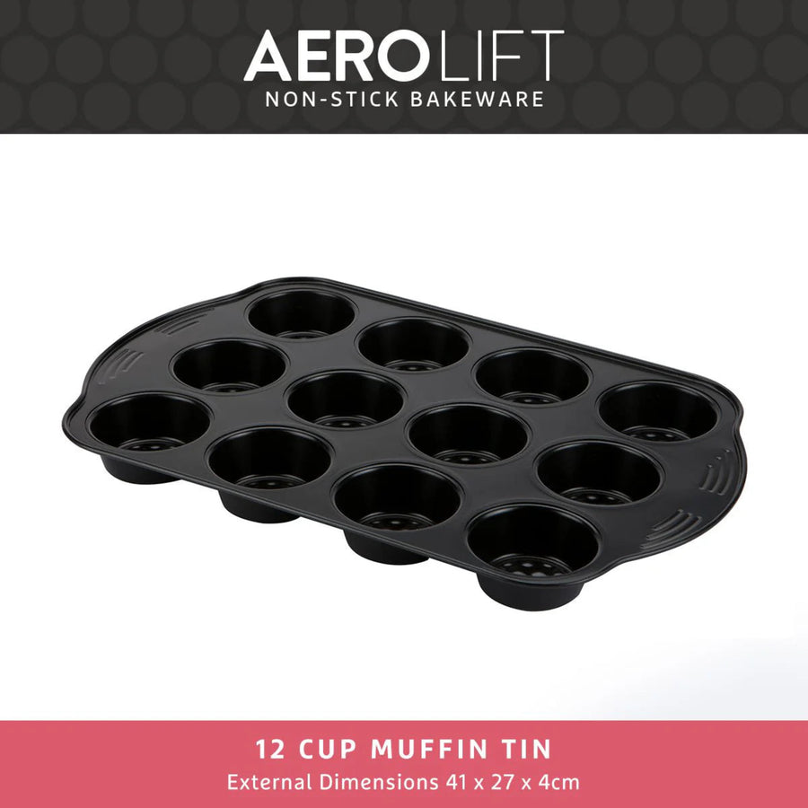 Prestige Aerolift Bakeware Muffin Tin 12 Cup