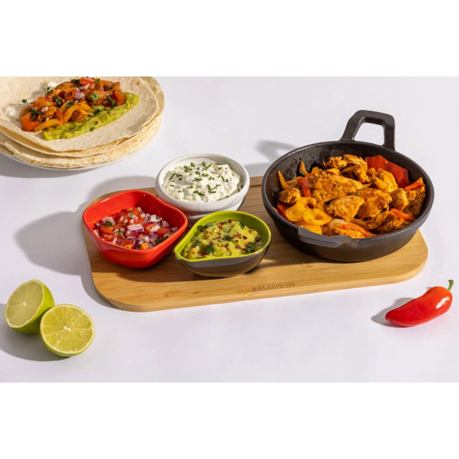 Typhoon World Foods Fajita Serving Set 18Cm In Gb Sterling Home 1