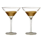 Set Of Two Astrid Cocktail Glasses - Set Of Two Astrid Cocktail Glasses Sterling Home 2