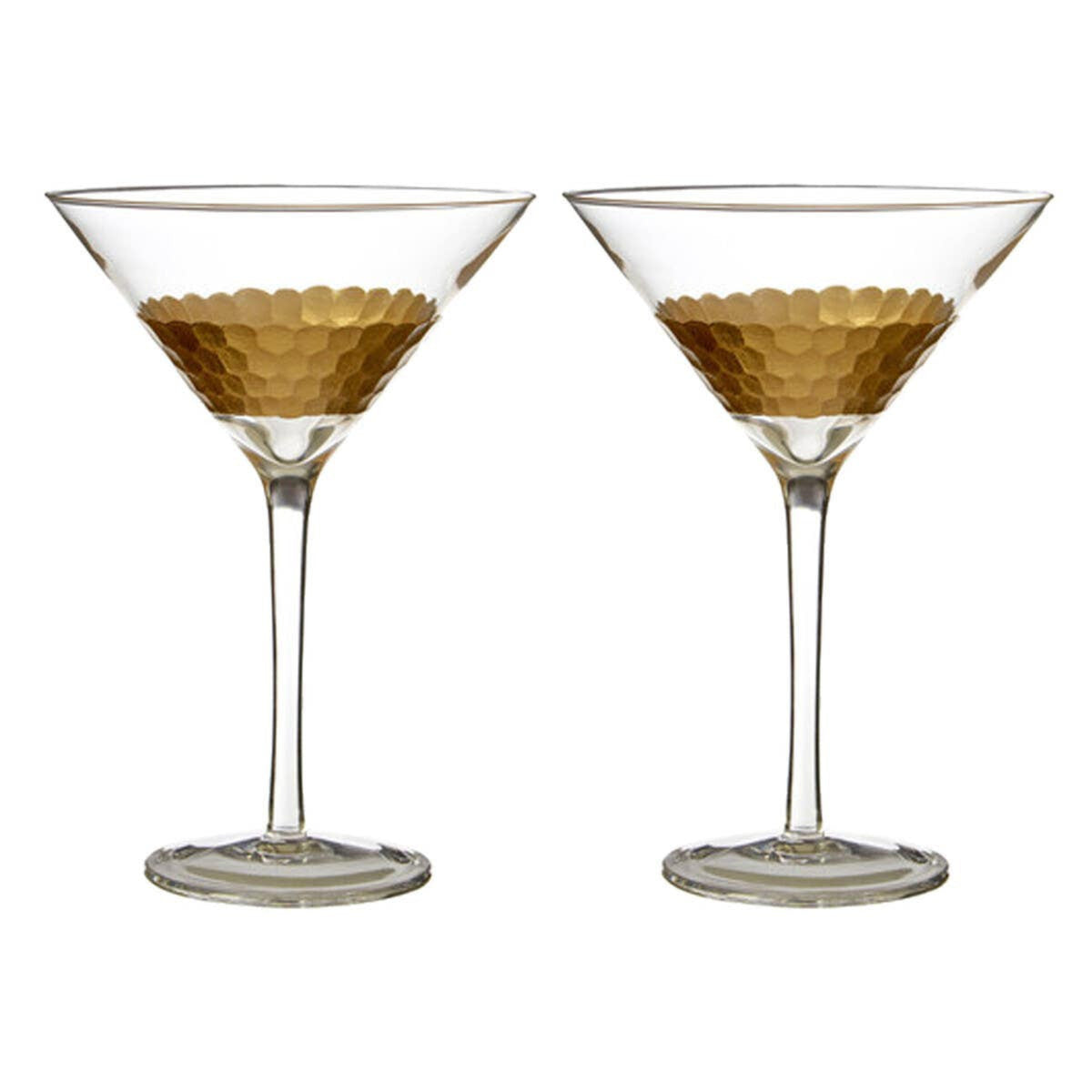 Set Of Two Astrid Cocktail Glasses - Set Of Two Astrid Cocktail Glasses Sterling Home 2