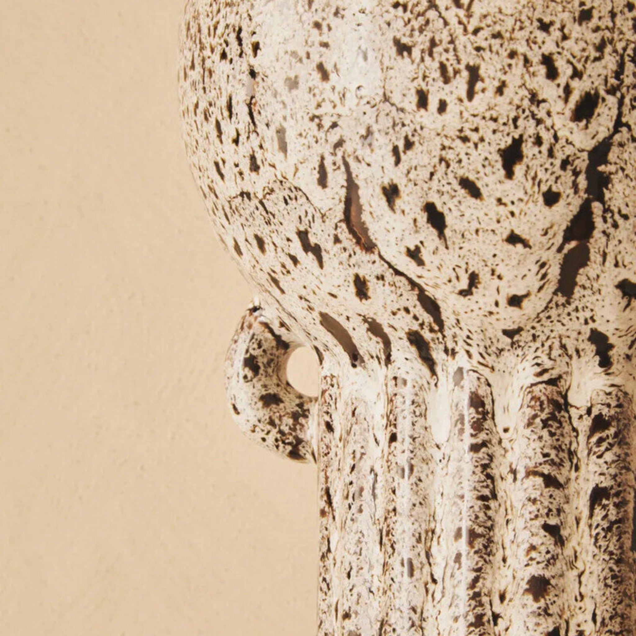 Calcita Large Speckled Brown Vase