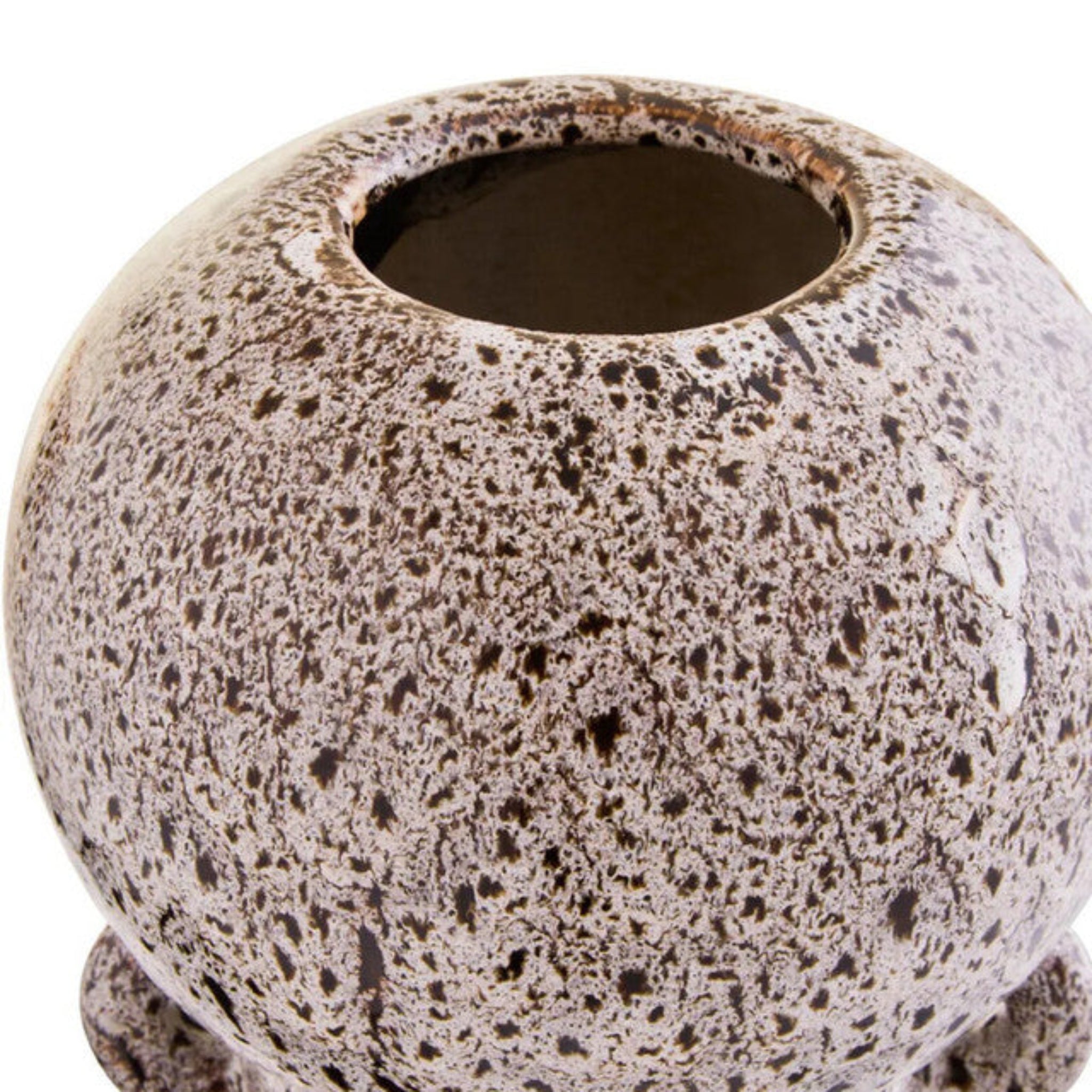 Calcita Large Speckled Brown Vase