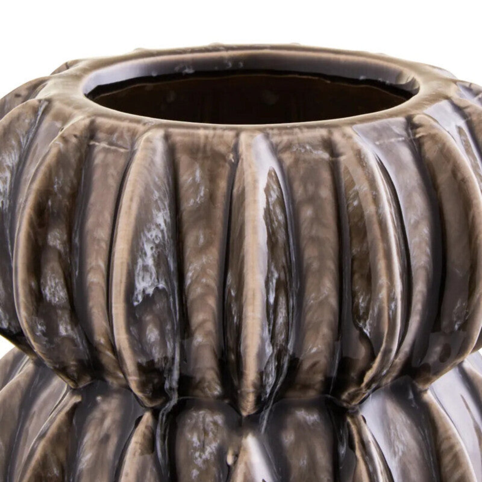 Kondo Grey Bubble Vase - Kondo Grey Bubble Vase Sterling Home 3
