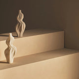 Broc Sandstone Effect Organic Twist Vase