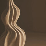 Broc Sandstone Effect Organic Twist Vase