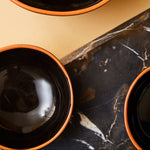 Calisto Black Glazed Set of 2 Small Bowls - Calisto Black Glazed Set of 2 Small Bowls Sterling Home 4