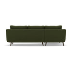 Phoebe Large Chaise Sofa - Large Chaise Sofa LHF Standard Back Grade B - Left Hand Facing — Plush Velvet Vine / American Walnut, gallery image 2