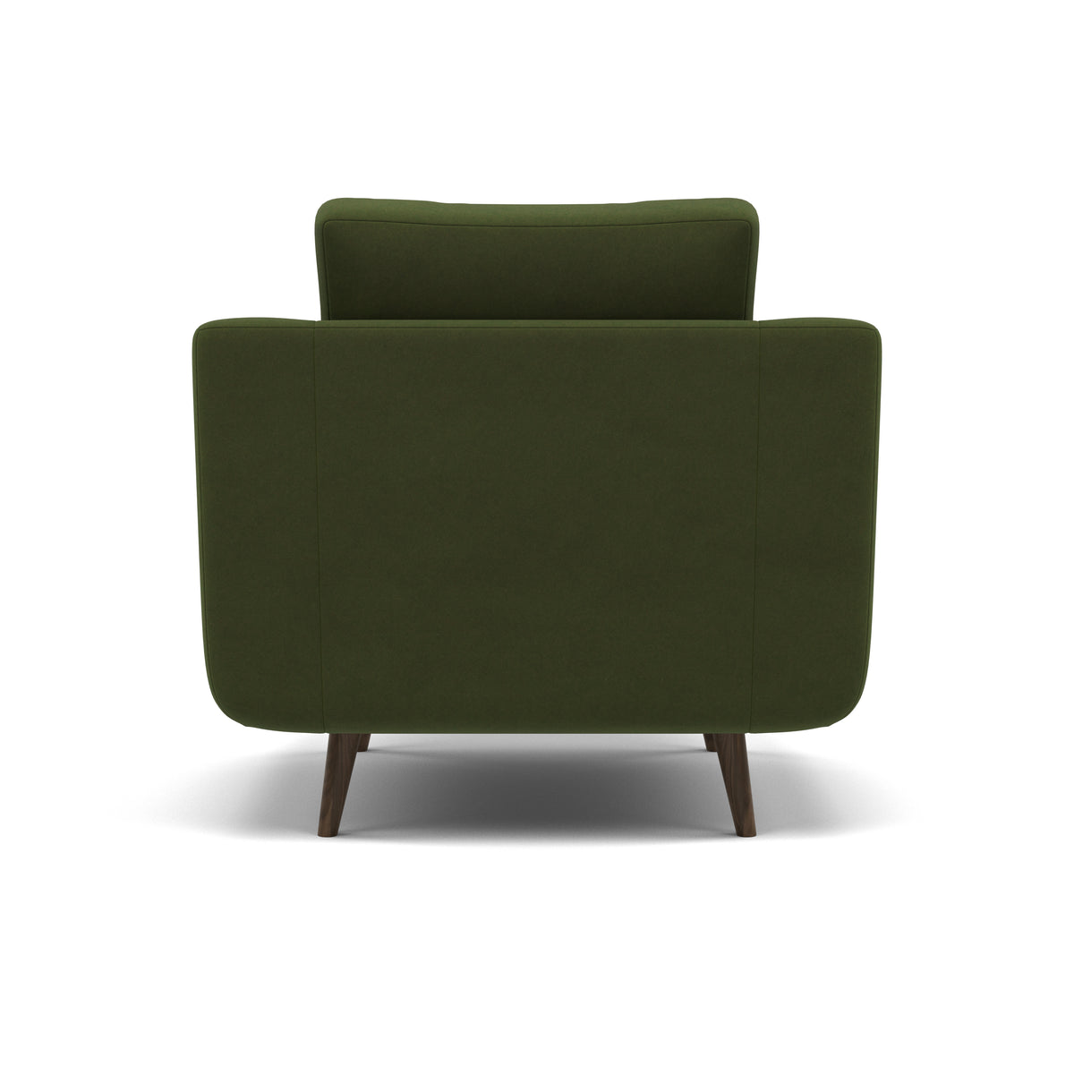 Phoebe Armchair - Chair Grade B — Plush Velvet Vine / American Walnut, gallery image 2