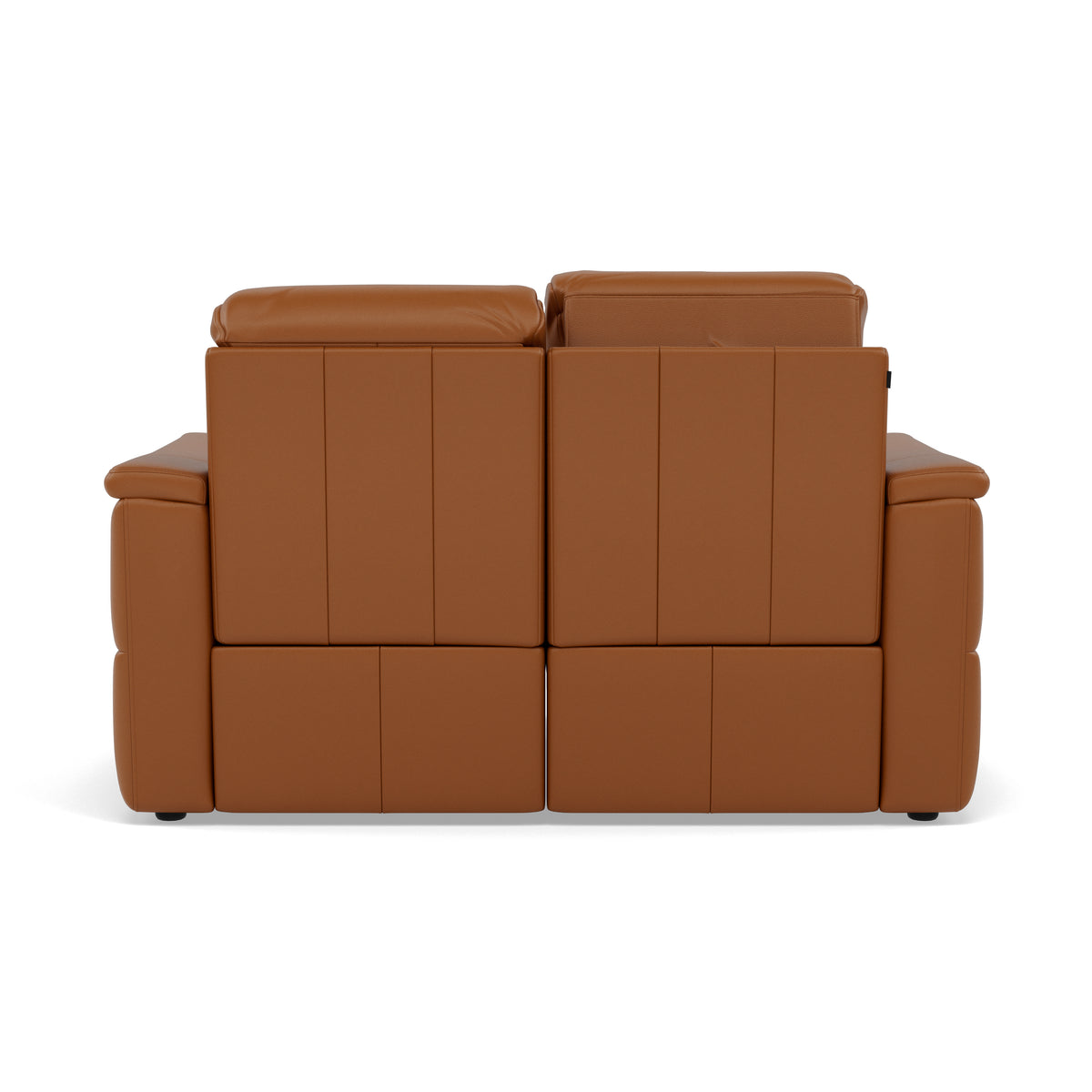 Nicoletti Giacomo 2 Seater Recliner Sofa - 2 Seater Sofa Power Recl Lumber Support CK Botero - Power With Power Headrest Footrest Lumbar & USB — Botero 2151 Cuoio, gallery image 2