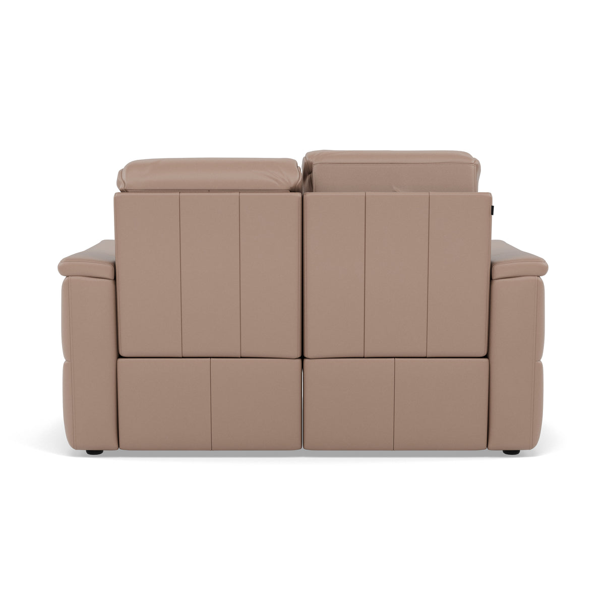 Nicoletti Giacomo 2 Seater Recliner Sofa - 2 Seater Sofa Power Recl Lumber Support CK Botero - Power With Power Headrest Footrest Lumbar & USB — Botero 2152 Taupe, gallery image 2