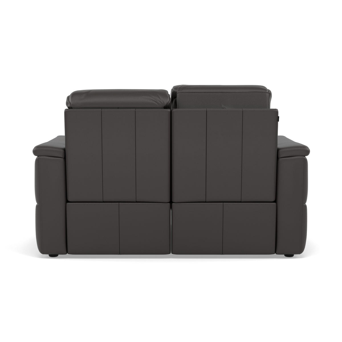 Nicoletti Giacomo 2 Seater Recliner Sofa - 2 Seater Sofa Power Recl Lumber Support CK Botero - Power With Power Headrest Footrest Lumbar & USB — Botero 2162 Grigio, gallery image 2