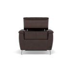 Sol Recliner Armchair - Power Recliner Armchair with Head Tilt Cat 60 — Cat-60/08 Montana Chocolate, gallery image 2