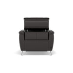 Sol Recliner Armchair - Power Recliner Armchair with Head Tilt Cat 60 — Cat-60/09 Montana Black Coffee, gallery image 2