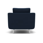Phoebe Armchair - Chair Grade B — Plush Velvet Indigo / Chrome, gallery image 2