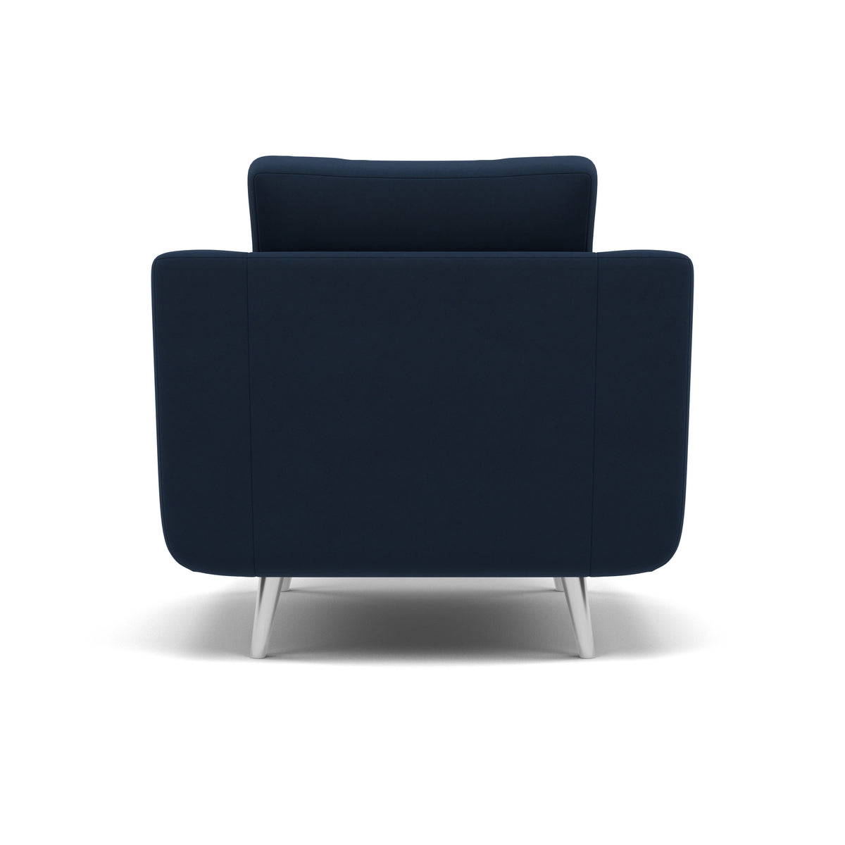 Phoebe Armchair - Chair Grade B — Plush Velvet Indigo / Chrome, gallery image 2