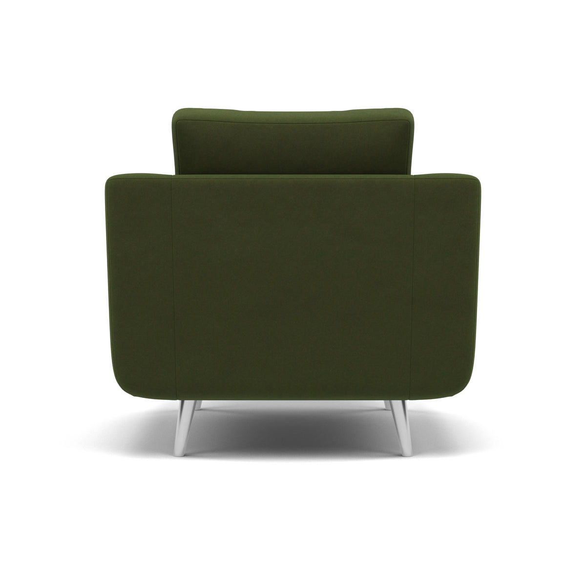 Phoebe Armchair - Chair Grade B — Plush Velvet Vine / Chrome, gallery image 2