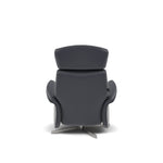 Nicoletti Happiness Recliner Armchair - Power Chair with Metal Base CB — Macao Blu-S 81, gallery image 2