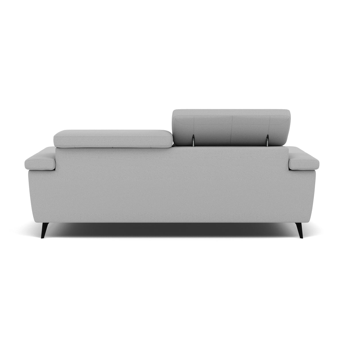 Sparta 3 Seater Recliner Sofa - 3 Str W/ 2 Power Recliner W/ 2 Ratchet Headrest Fabric - Power with Manual Headrest — CU9102-5-UK Oxford Silver, gallery image 2