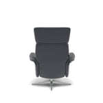 Nicoletti Love Recliner Armchair & Footstool - Manual Chair & Stool CB — Macao Blu-S 81, gallery image 2