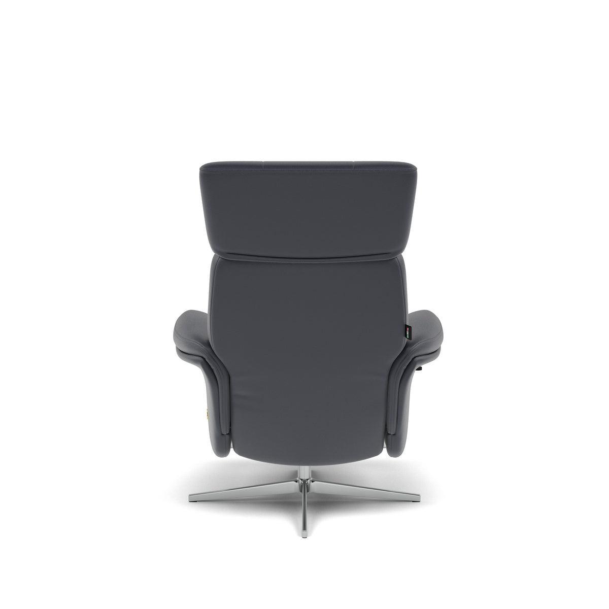 Nicoletti Love Recliner Armchair & Footstool - Manual Chair & Stool CB — Macao Blu-S 81, gallery image 2