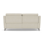 Revel 3 Seater Recliner Sofa - 2.5 Seater Sofa with 2 Power Recliners Fabric - Power Recliner with USB — FAB-LKV - 02 BEIGE, gallery image 2