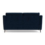 Revel Small 3 Seater Sofa - 2.5 Seater Sofa Compact Fabric — FAB-LKV - 13 NAVY, gallery image 2