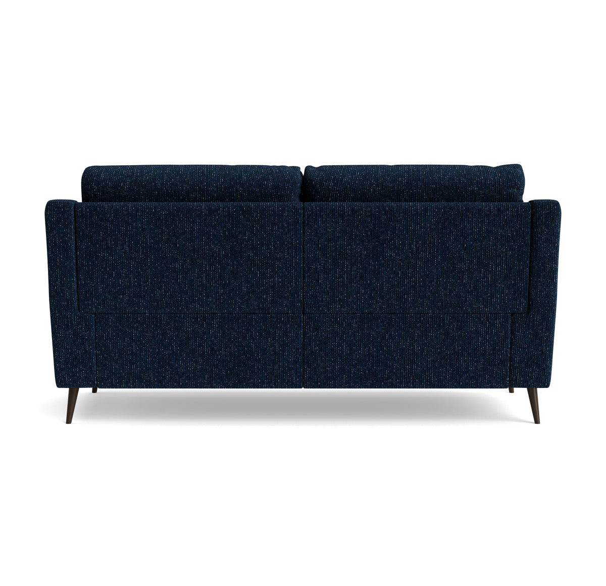 Revel Small 3 Seater Sofa - 2.5 Seater Sofa Compact Fabric — FAB-LKV - 13 NAVY, gallery image 2