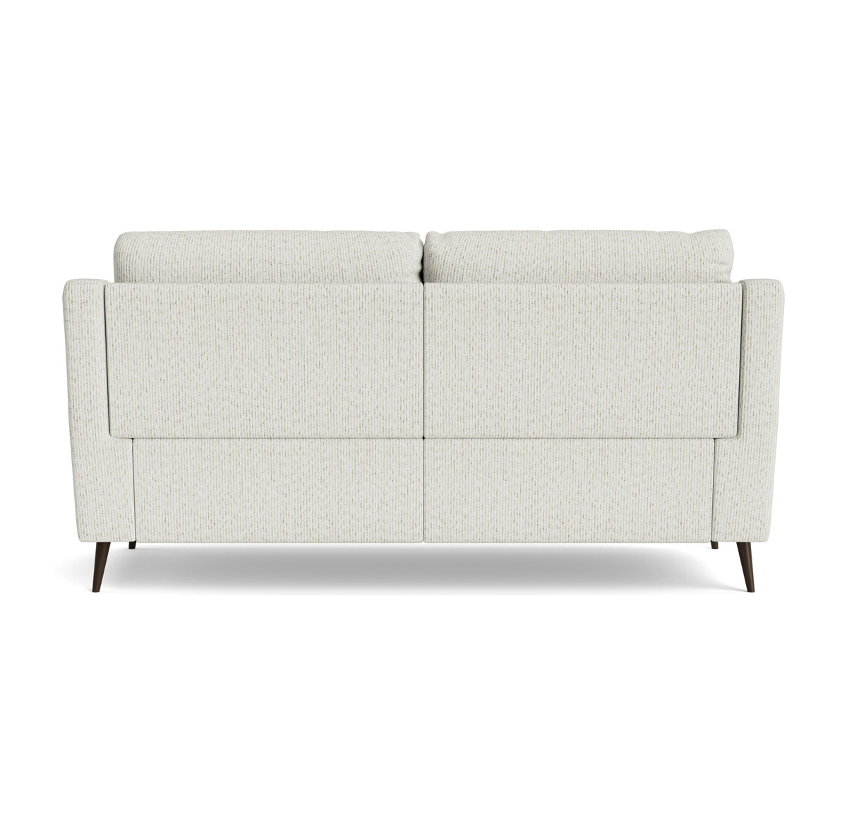 Revel Small 3 Seater Sofa - 2.5 Seater Sofa Compact Fabric — FAB-LKV - 18 FROST, gallery image 2