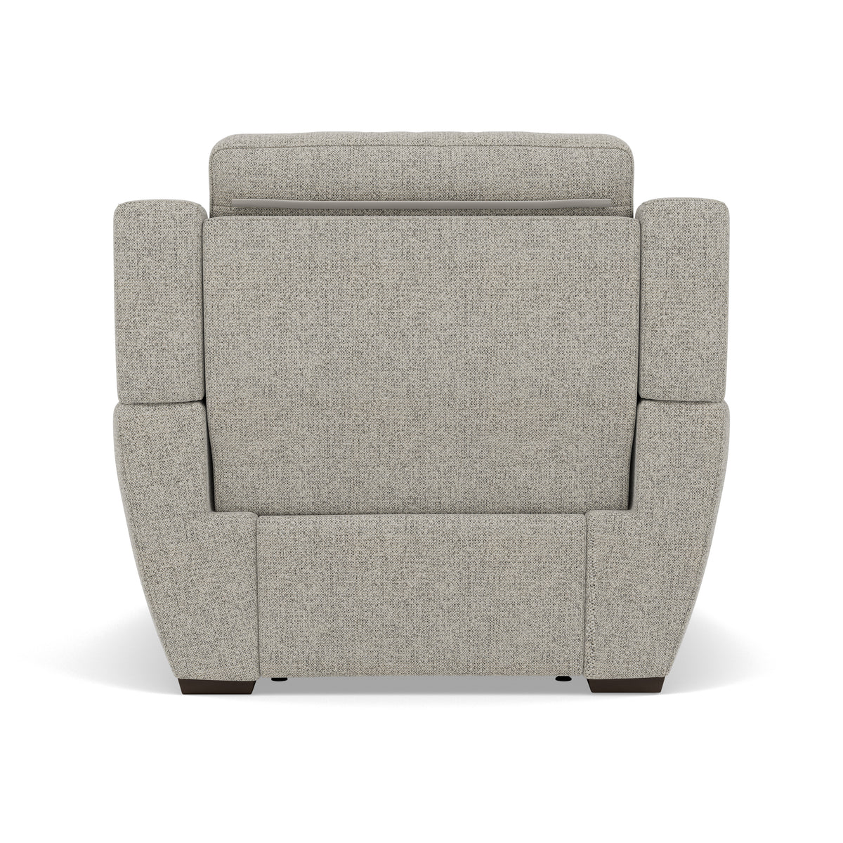 Echo Recliner Armchair - Power Recliner Chair Lumber Support Fabric - Power With Power Headrest Footrest Lumbar & USB — FAB-MIL-105  IRON, gallery image 2