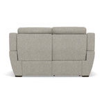 Echo 2 Seater Recliner Sofa - 2 Seater 2 Power Recliners Lumber Support Fabric - Power With Power Headrest Footrest Lumbar & USB — FAB-MIL-105  IRON, gallery image 2