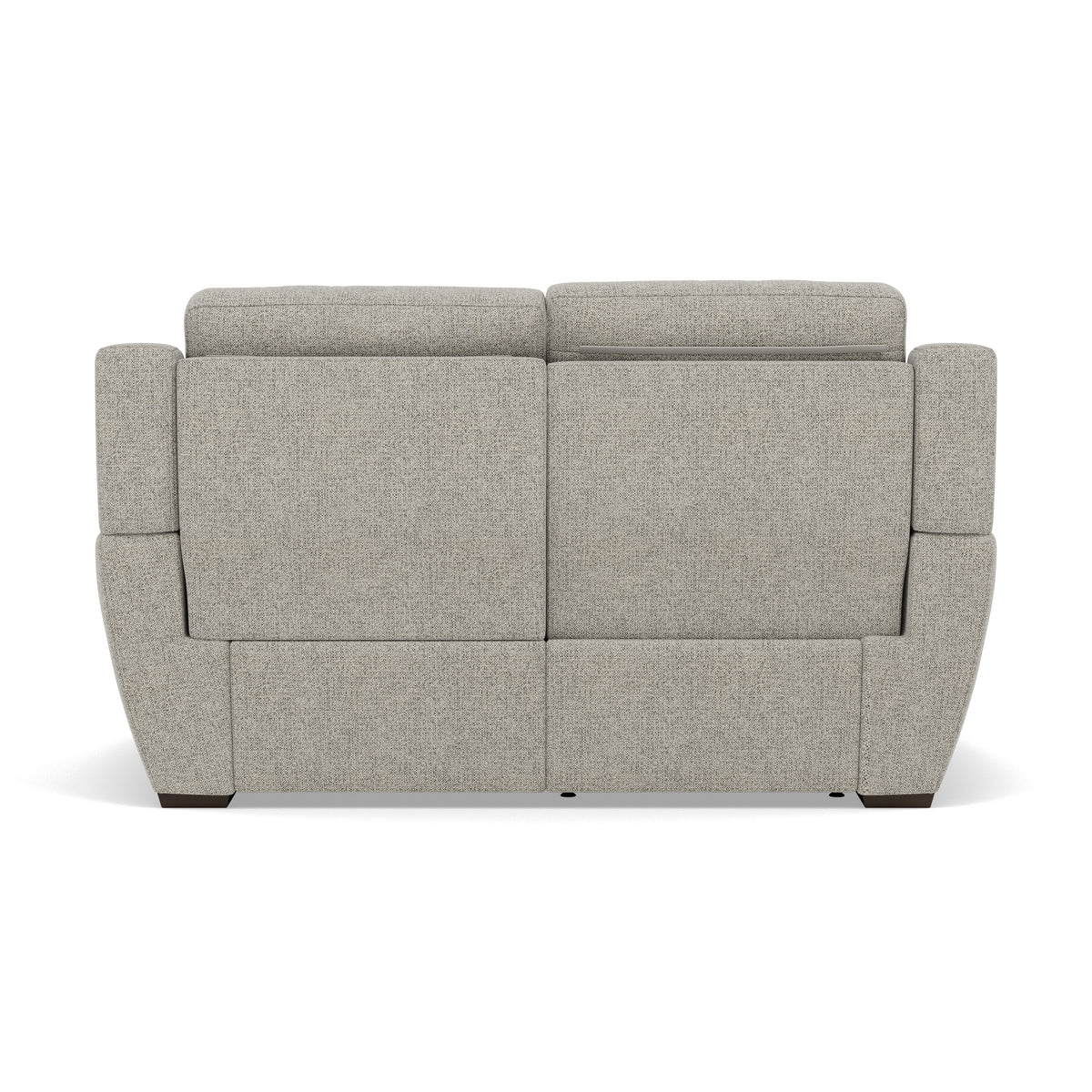 Echo 2 Seater Recliner Sofa - 2 Seater 2 Power Recliners Lumber Support Fabric - Power With Power Headrest Footrest Lumbar & USB — FAB-MIL-105  IRON, gallery image 2