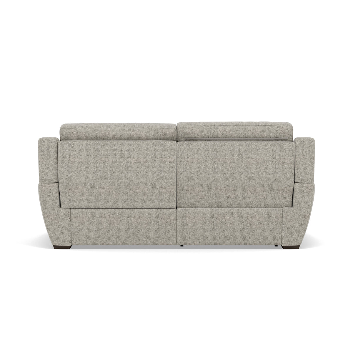 Echo 3 Seater Recliner Sofa - 2.5 Seater Sofa 2 Power Recliners Lumber Support Fabric - Power With Power Headrest Footrest Lumbar & USB — FAB-MIL-105  IRON, gallery image 2