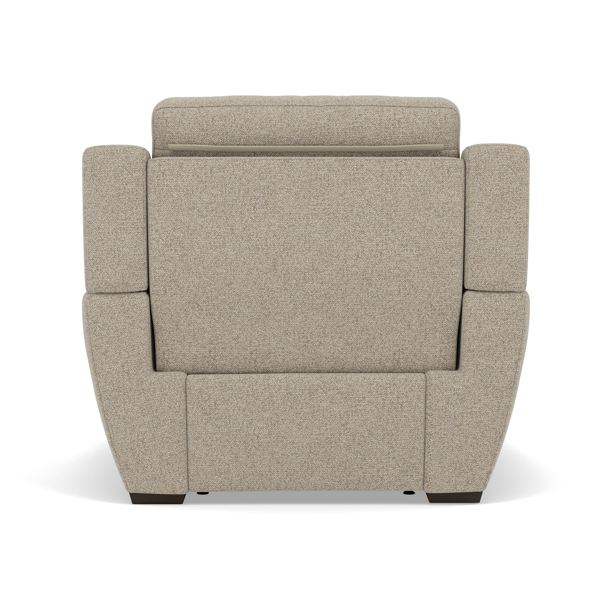 Echo Recliner Armchair - Power Recliner Chair Lumber Support Fabric - Power With Power Headrest Footrest Lumbar & USB — FAB-MIL-120 MINK, gallery image 2